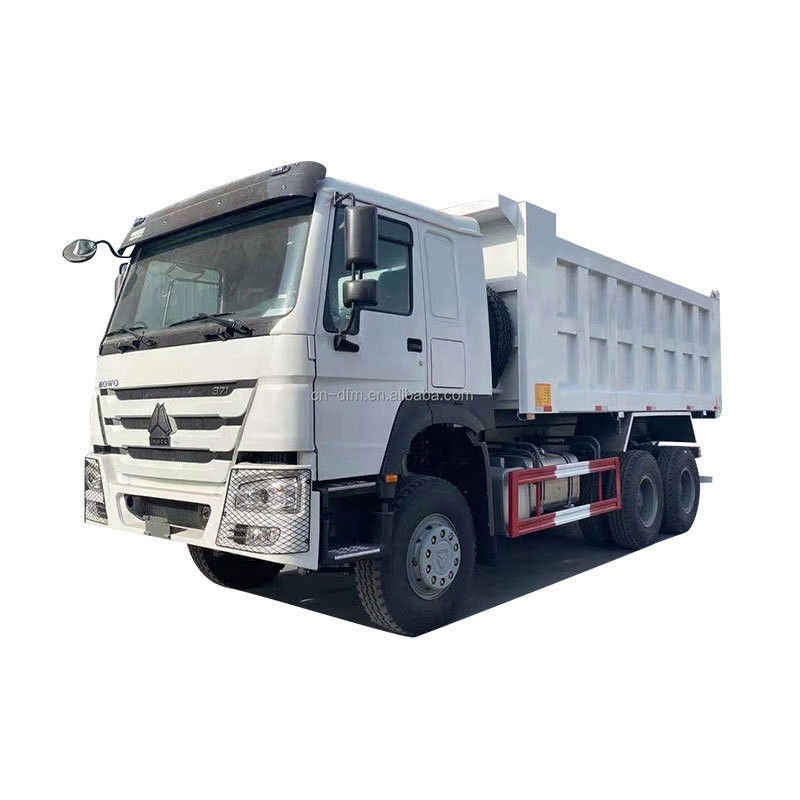 2 Velocidade inversa Janela automática Sinotruck Howo 371 375 Caminhão de despejo usado Caminhão de descarga