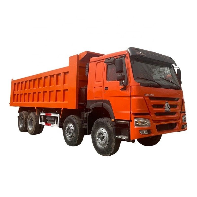 40 toneladas 12 pneus Howo 8X4 336HP 371HP 420 HP camião de segunda mão com consumo
