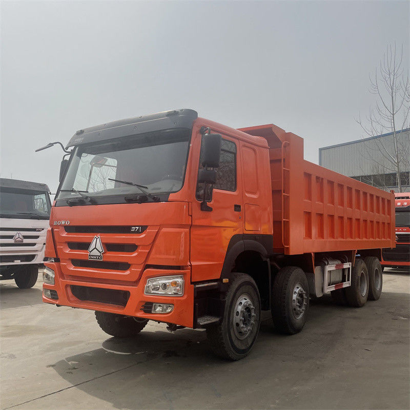 40 toneladas 12 pneus Howo 8X4 336HP 371HP 420 HP camião de segunda mão com consumo