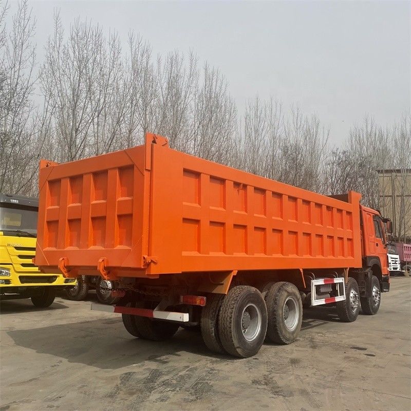 40 toneladas 12 pneus Howo 8X4 336HP 371HP 420 HP camião de segunda mão com consumo