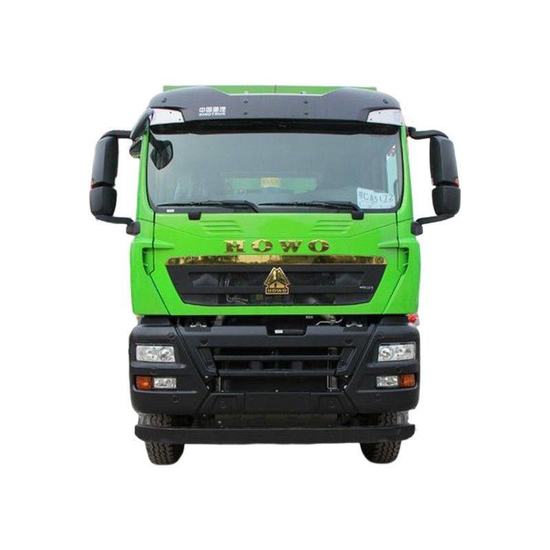 Ar condicionado automático 460HP 6,5m Howo Tiper Truck 12 Wheels Diesel Used Dump Truck