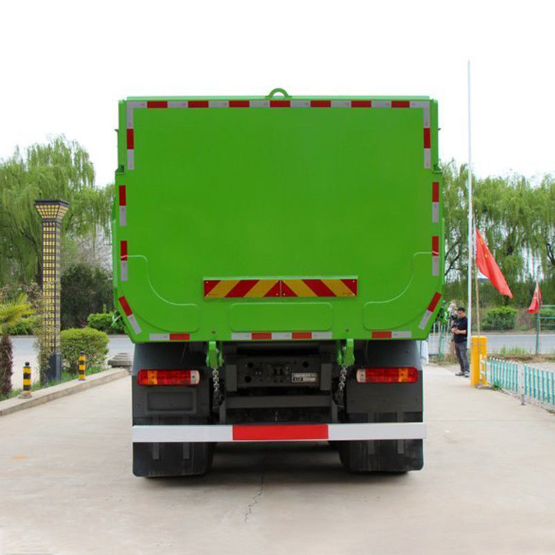 Ar condicionado automático 460HP 6,5m Howo Tiper Truck 12 Wheels Diesel Used Dump Truck