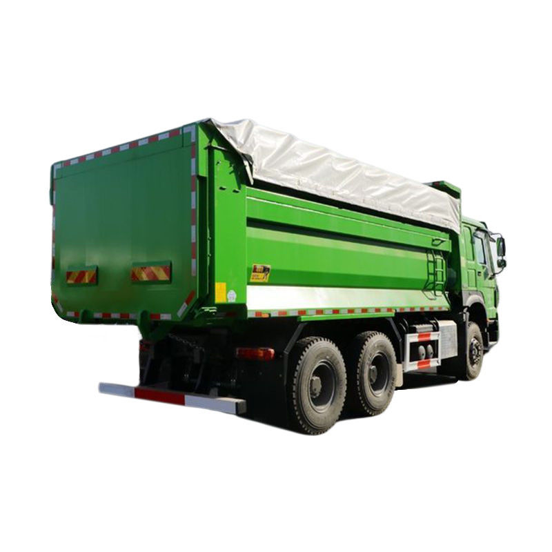 10 Wheelers Howo Dump Truck usado com chassi SINOTRUK e 2 números de mudança para trás