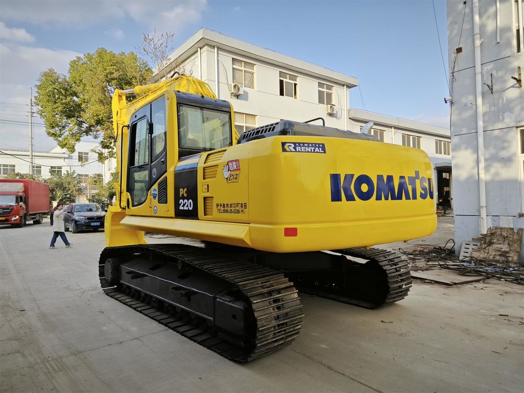 2016-2020 Komatsu PC210 LC Excavator Caterpillar Excavator de segunda mão com bomba original
