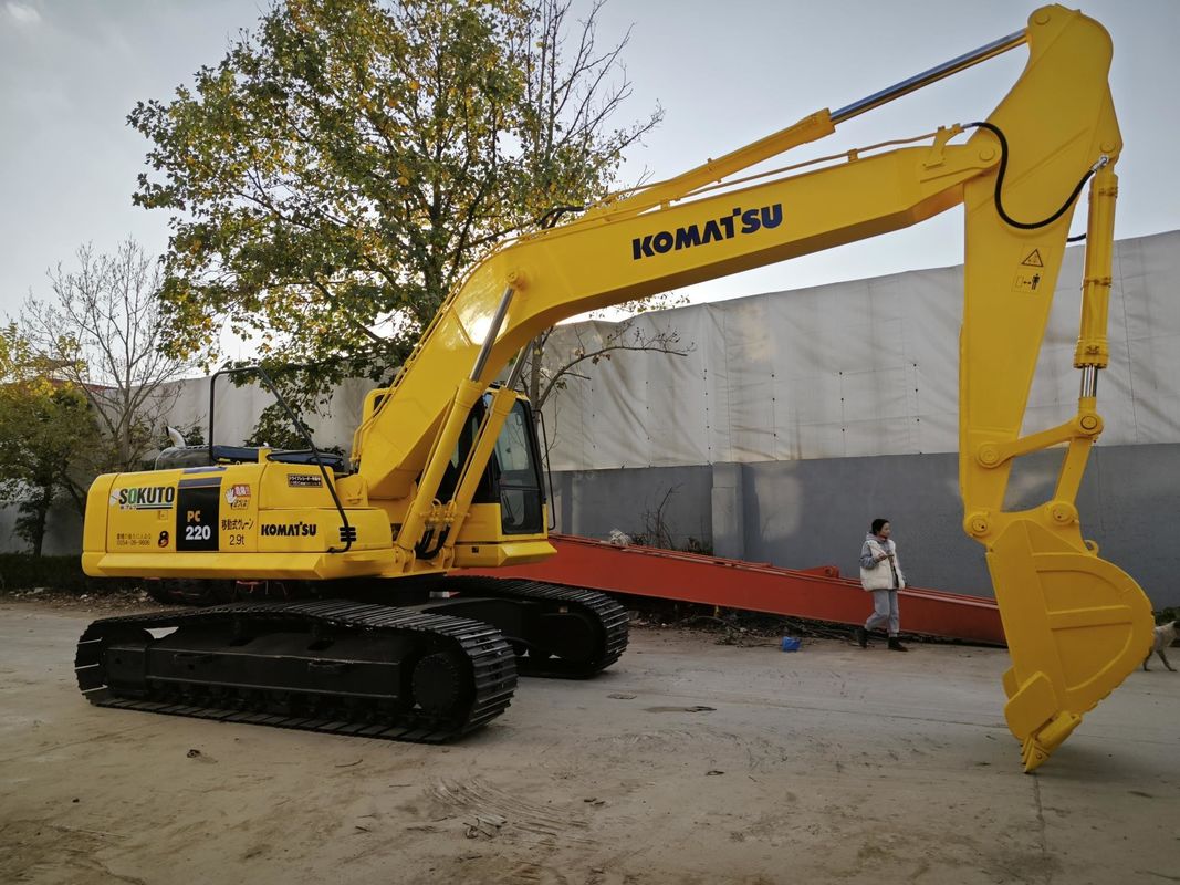 2016-2020 Komatsu PC210 LC Excavator Caterpillar Excavator de segunda mão com bomba original
