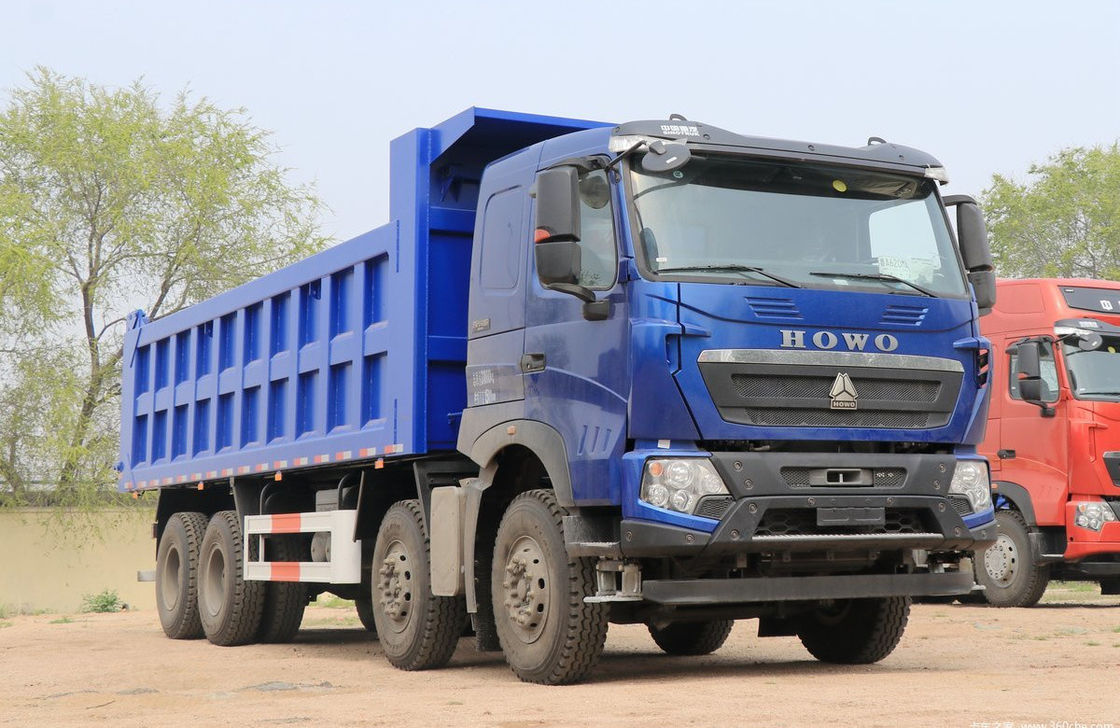 Camião de 30 toneladas 8x4 Camião de descarga usado SINOTRUCK Caixa de engrenagens Eficiência do combustível diesel