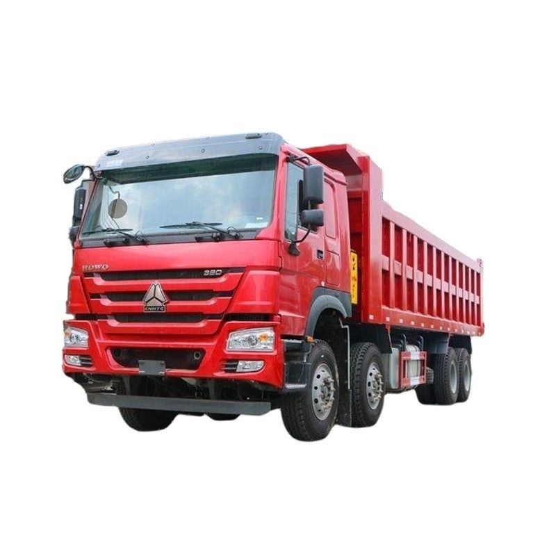 Howo 8x4 371hp 50ton Euro 2 Conduzir camião de segunda mão camião de descarga camião de despejo usado