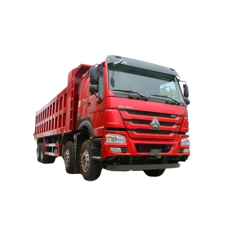 Howo 8x4 371hp 50ton Euro 2 Conduzir camião de segunda mão camião de descarga camião de despejo usado