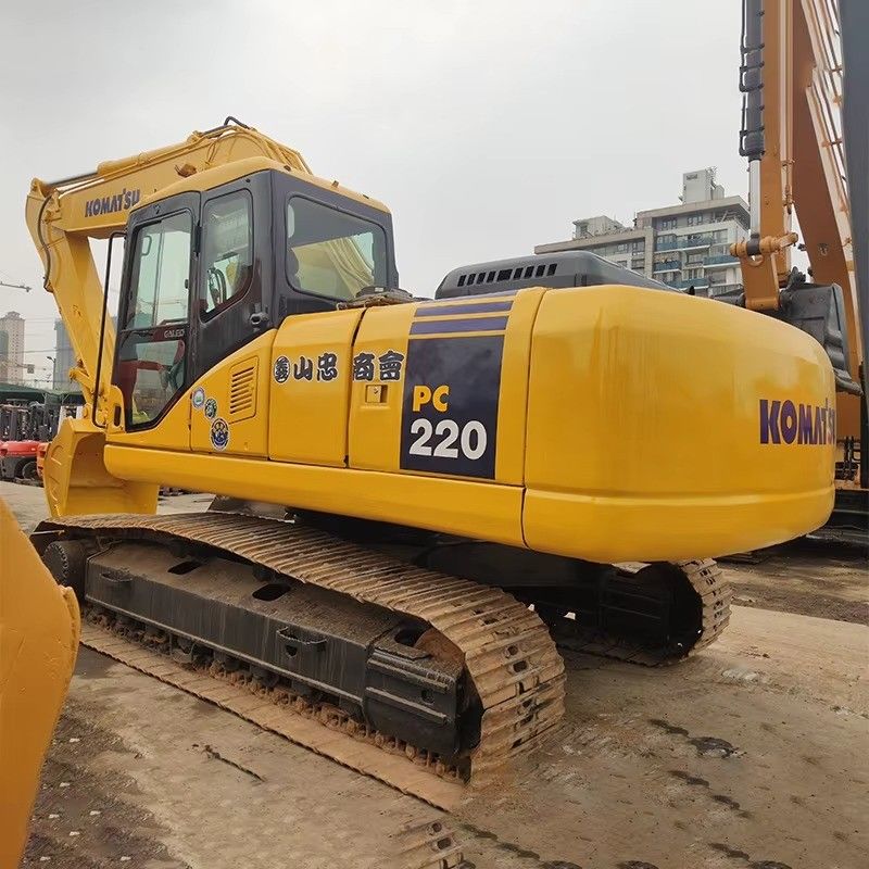 20 toneladas de bomba de pistão variável hidráulica Excavadora Komatsu usada PC200 Excavadora de rastreamento