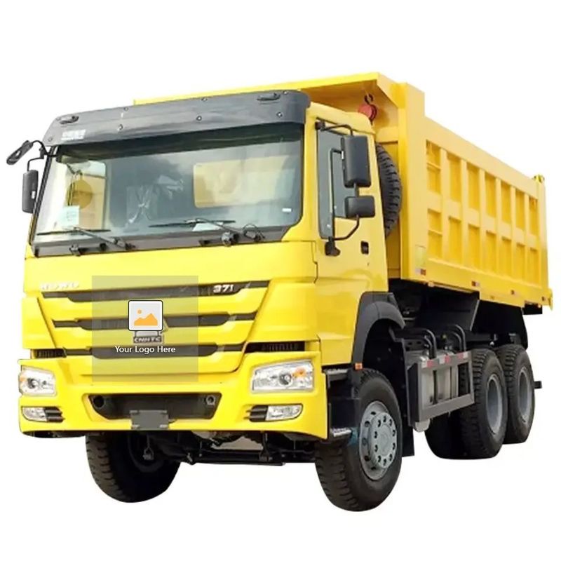 Caminhão Sino Howo 371HP Euro 2 Sinotruck usado para transporte de engenharia