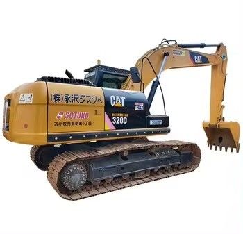 CAT320D2 Excavadora usada com capacidade de balde de 0,8 m3 e motor CAT C6.4ACERT original