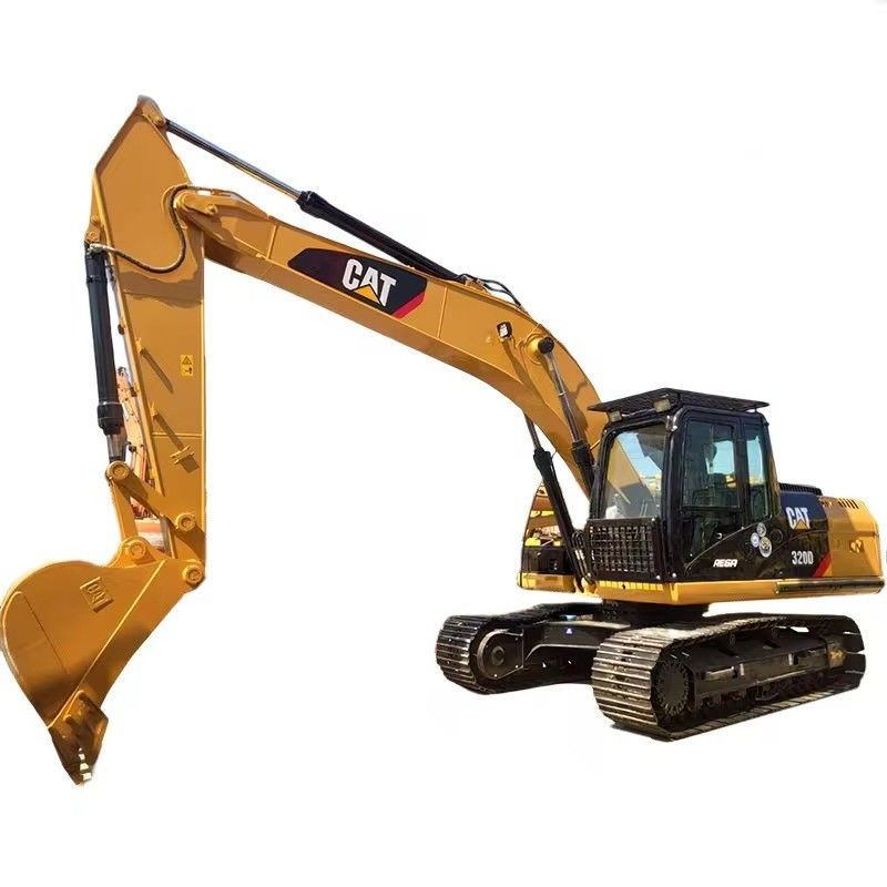 CAT320D2 Excavadora usada com capacidade de balde de 0,8 m3 e motor CAT C6.4ACERT original