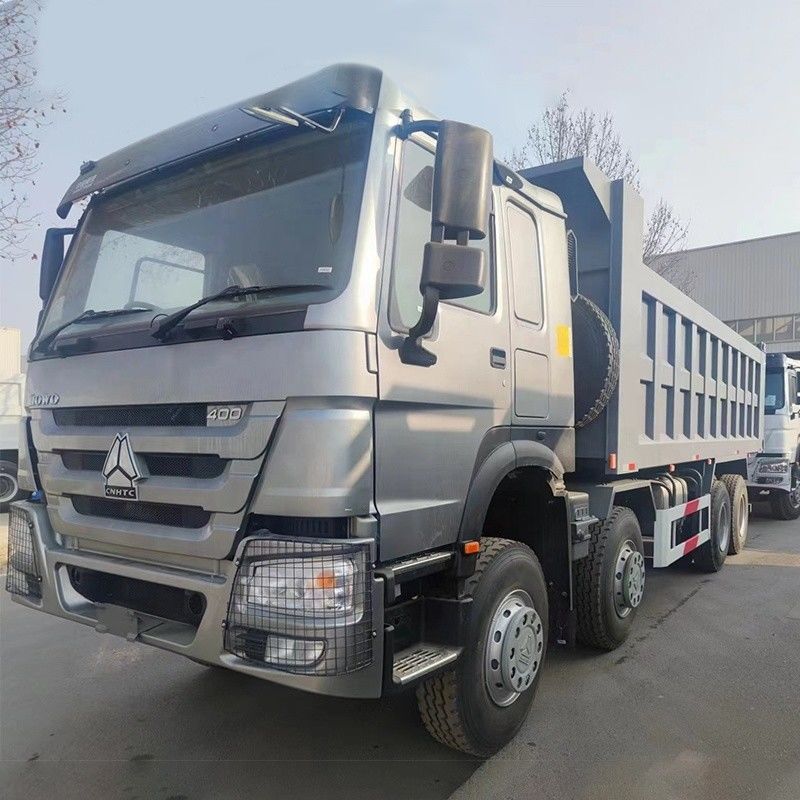 Nenhuma tela de toque 371hp ou 400hp Sinotruk Howo 8x4 caminhão de despejo caminhão de descarga para carga de 40 toneladas