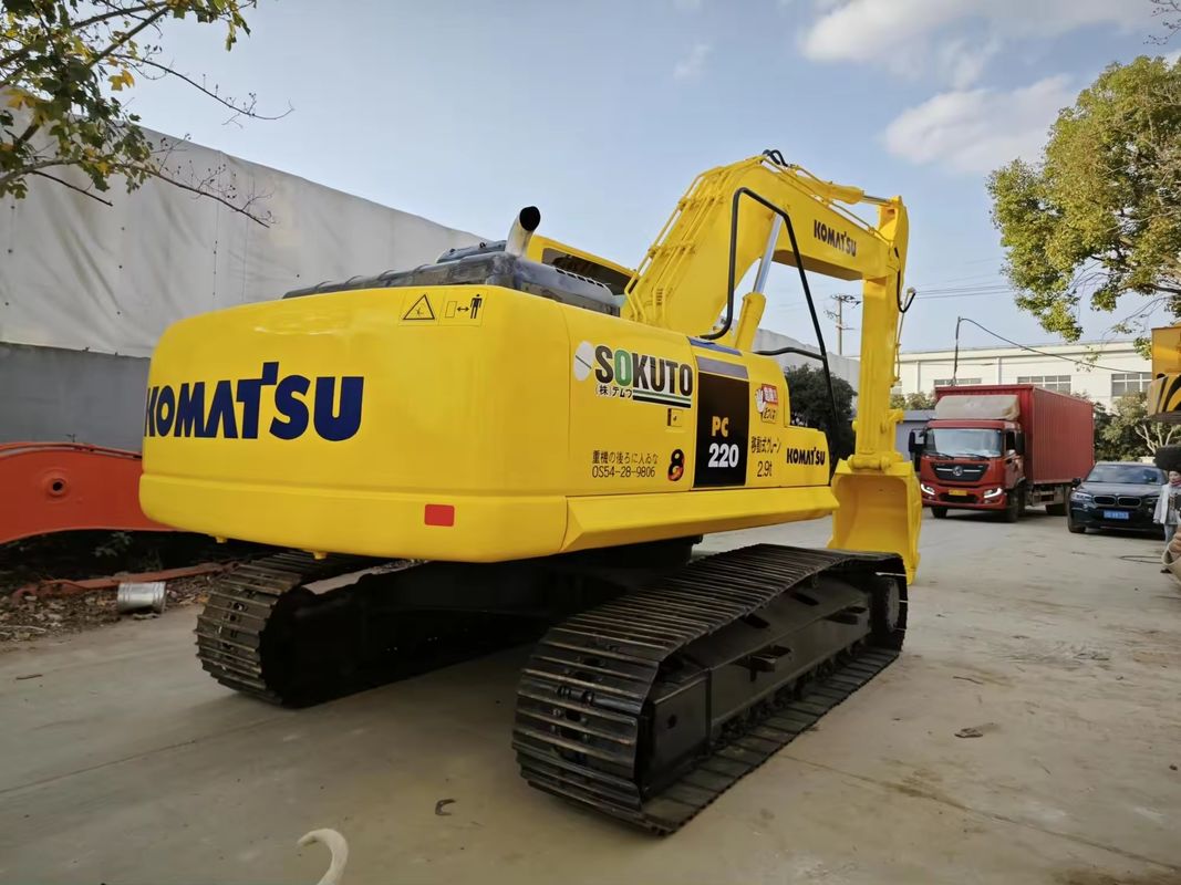 Excavadora Komatsu usada de 22 toneladas PC200-8 Excavadora de rastreamento de 30 toneladas CAT 320d para o mercado