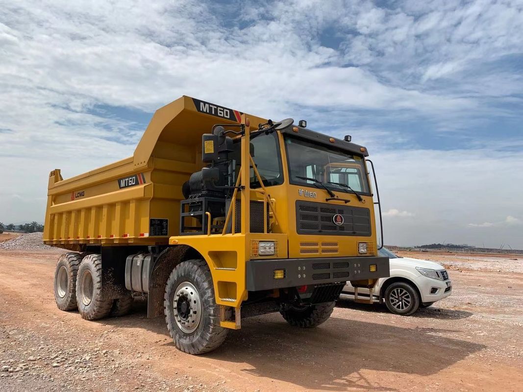 2 Reverso MT60 MT86 MT106 Caminhão de mineração 6X4 60-70 toneladas Carga útil fora da estrada Caminhão de desvio