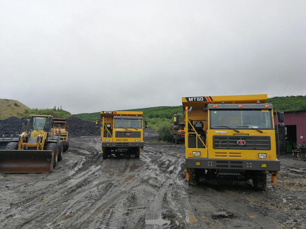 2 Reverso MT60 MT86 MT106 Caminhão de mineração 6X4 60-70 toneladas Carga útil fora da estrada Caminhão de desvio