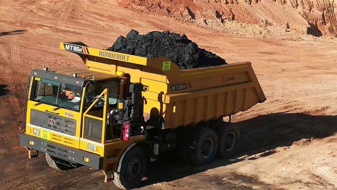 2 Reverso MT60 MT86 MT106 Caminhão de mineração 6X4 60-70 toneladas Carga útil fora da estrada Caminhão de desvio