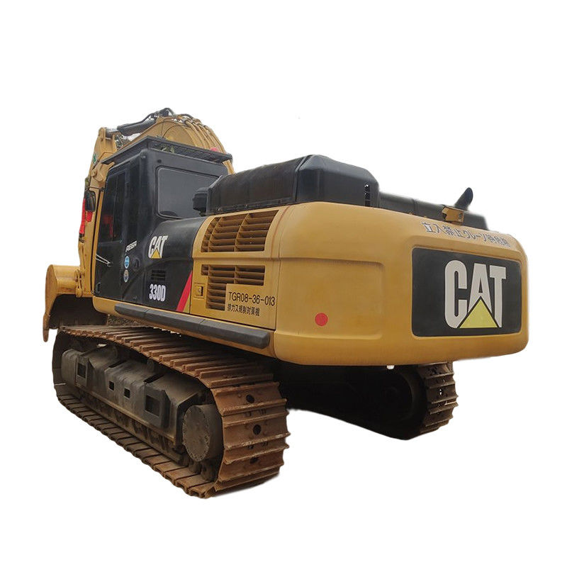 Excavadora CAT330D usada em Dubai com capacidade de balde de 1,8 m3 e peso da máquina de 33750 kg
