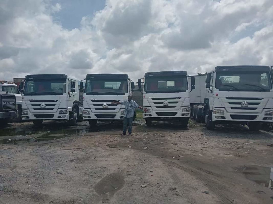 371 hp Caminhão de descarga branco usado a binário máximo Nm 1500-2000Nm Peso bruto do veículo ≥30T