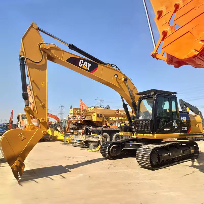 Bom desempenho Cat 320d Excavator original usado Komatsu com 5 toneladas de peso operacional