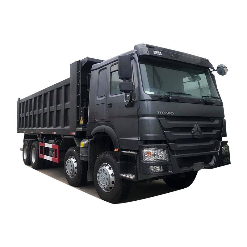 Sinotruck 8*4 371hp Caminhão de descarga Tanque de carga comprimento 5.3-6.2M Sistema multimídia incluído