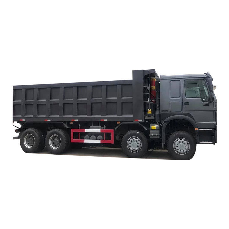 Sinotruck 8*4 371hp Caminhão de descarga Tanque de carga comprimento 5.3-6.2M Sistema multimídia incluído