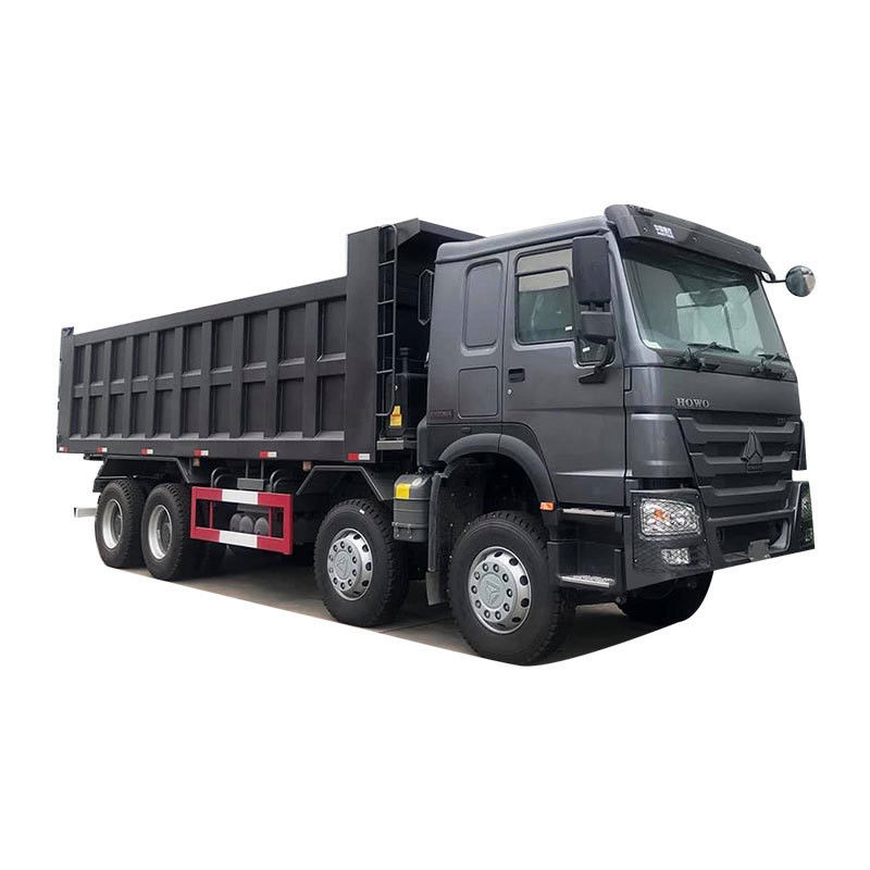 Sinotruck 8*4 371hp Caminhão de descarga Tanque de carga comprimento 5.3-6.2M Sistema multimídia incluído