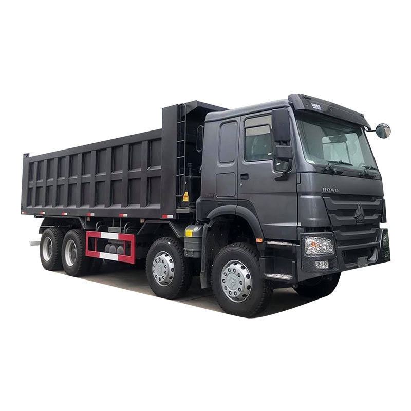 Sinotruck 8*4 371hp Caminhão de descarga Tanque de carga comprimento 5.3-6.2M Sistema multimídia incluído