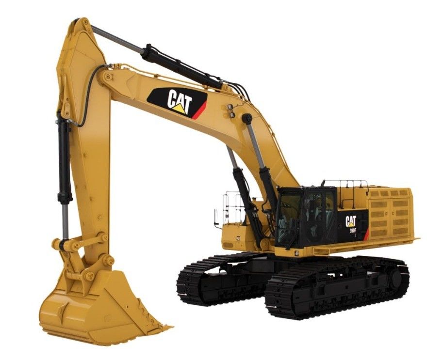 Excavadora japonesa usada CAT 390DL com outra bomba hidráulica e cilindro a preços acessíveis