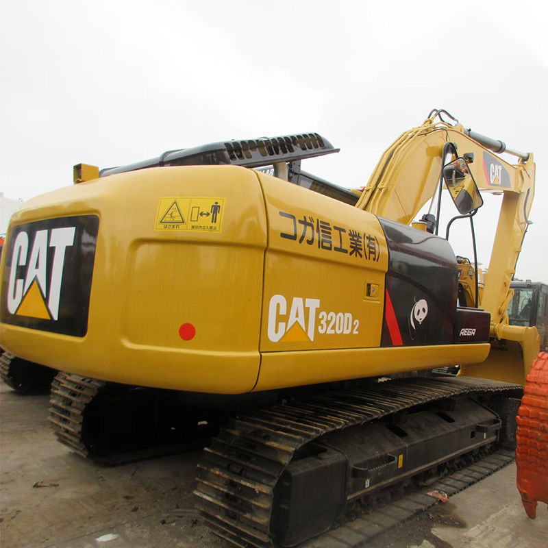 Excavadora Cat 320D2 Usada de preço acessível do Japão com cilindro de 105x135 mm