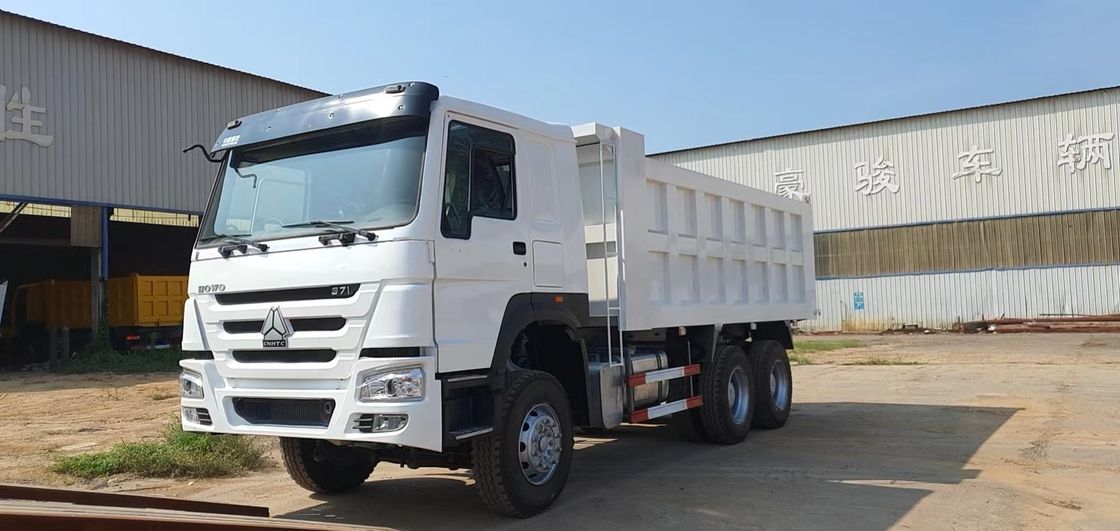 Sinotruk Howo Usado camião de descarga 6x4 20 metros cúbicos 371hp camião de descarga para desempenho