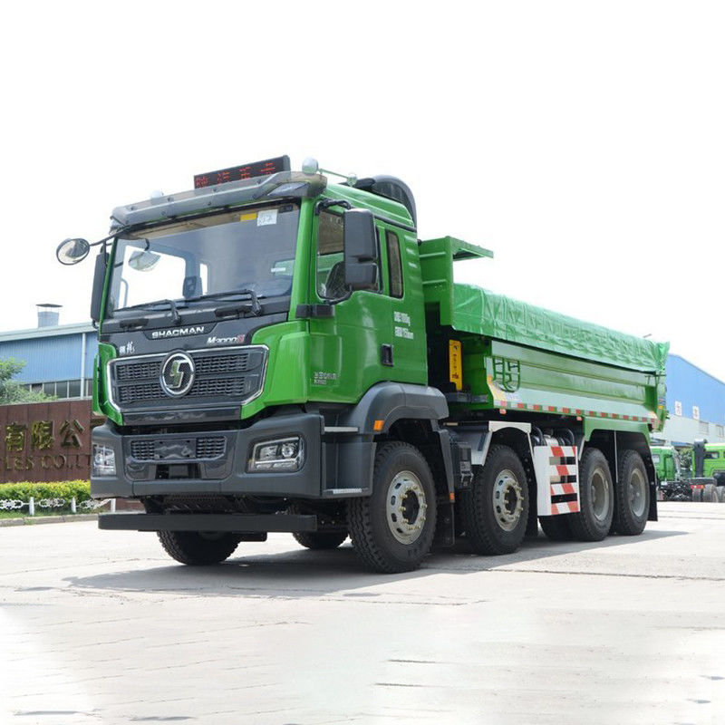 Assento do motorista normal Shacman 8x4 371 375 380 420 hp 12 Wheeler 40ton Tipper Dumper Trucks