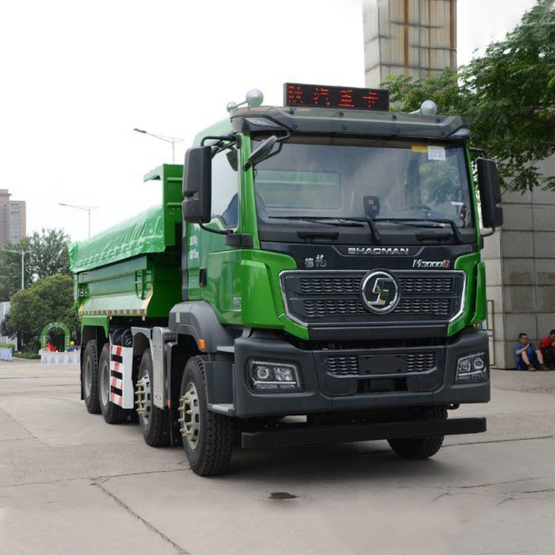 Assento do motorista normal Shacman 8x4 371 375 380 420 hp 12 Wheeler 40ton Tipper Dumper Trucks