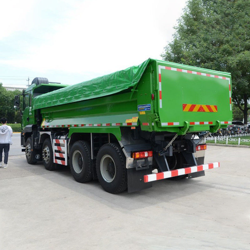 Assento do motorista normal Shacman 8x4 371 375 380 420 hp 12 Wheeler 40ton Tipper Dumper Trucks
