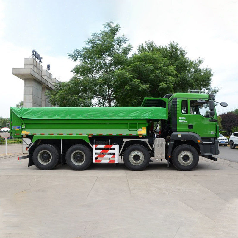 Assento do motorista normal Shacman 8x4 371 375 380 420 hp 12 Wheeler 40ton Tipper Dumper Trucks