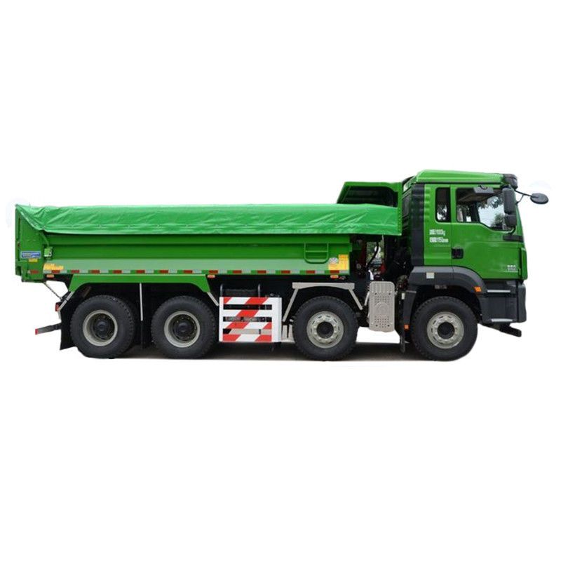 Homem 16 X2 eixo traseiro 8x4 caminhão para transporte de engenharia auto descarregamento