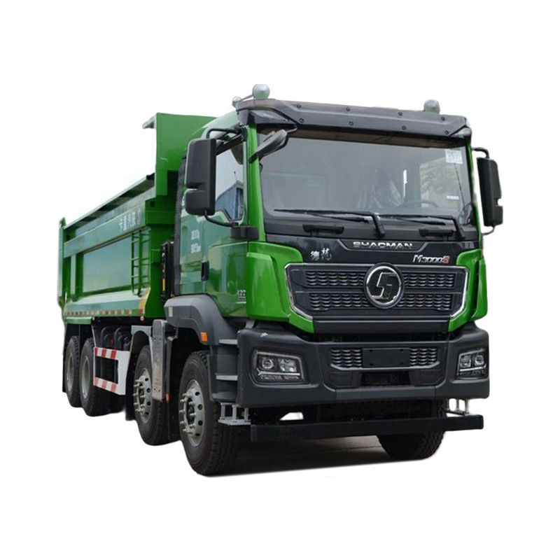 8x4 12 Wheel Shacman Dump Trucks Desempenho pesado para sua construção rodoviária