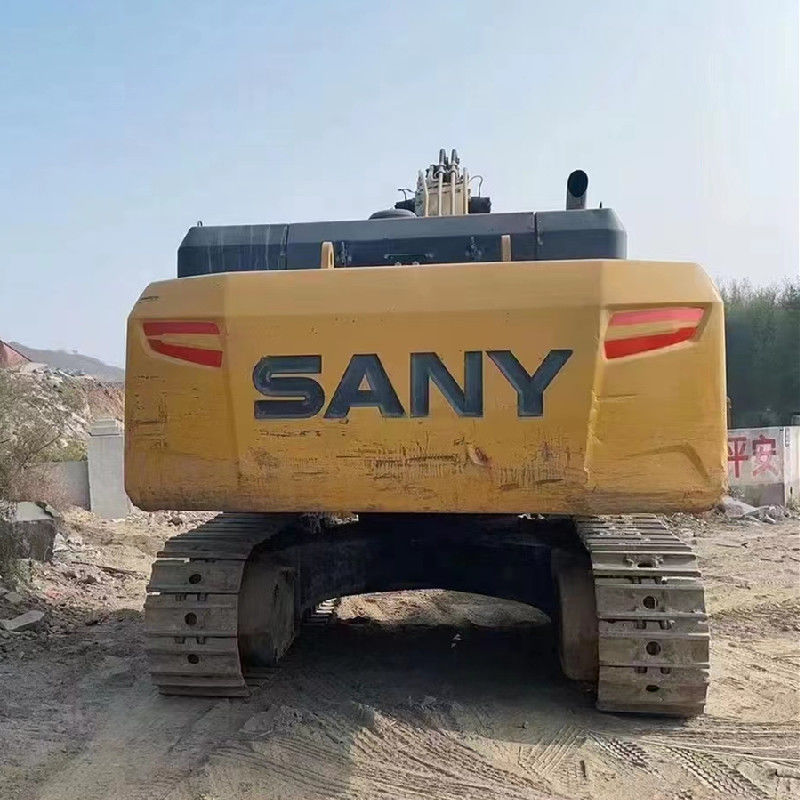 Excavadora Sany de 50 toneladas SY485 usada com capacidade de balde de 2,2-3,1 m3 e desempenho