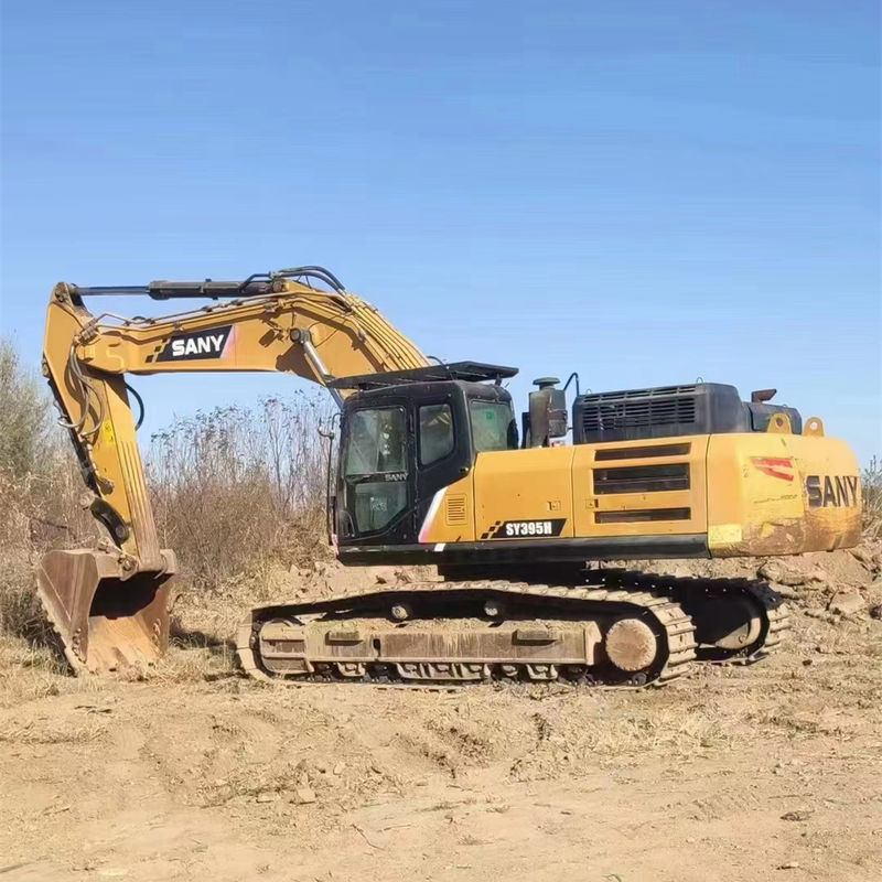 SY395H Sany Excavator 40ton Crawler Excavator com 200kN Bucket Rod Digging Force
