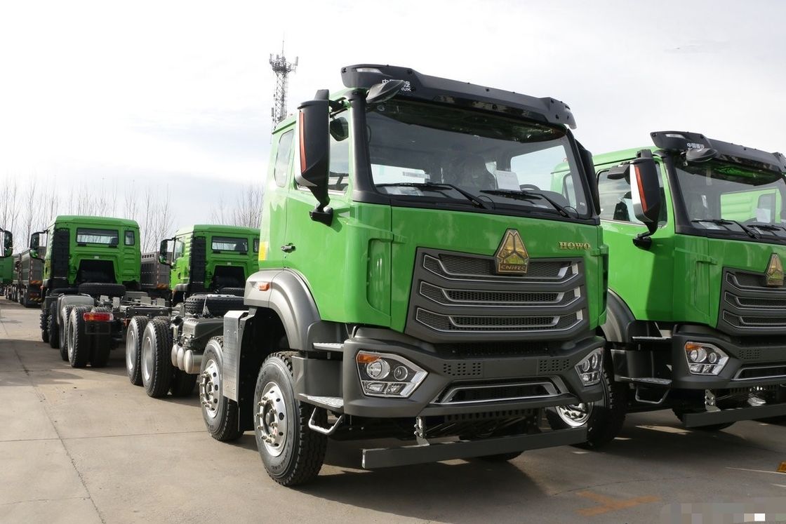 Sinotuck HOWO Usado 350hp 8X4 diesel YCUMMINS WEICHAI 12 rodas
