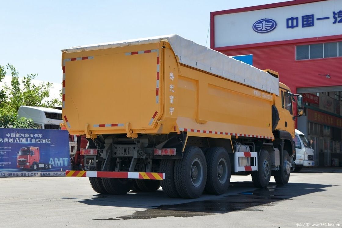 SINOTRUCK caixa de engrenagens camião de descarga usado 400ph8*4 para o pedido do cliente e conveniência