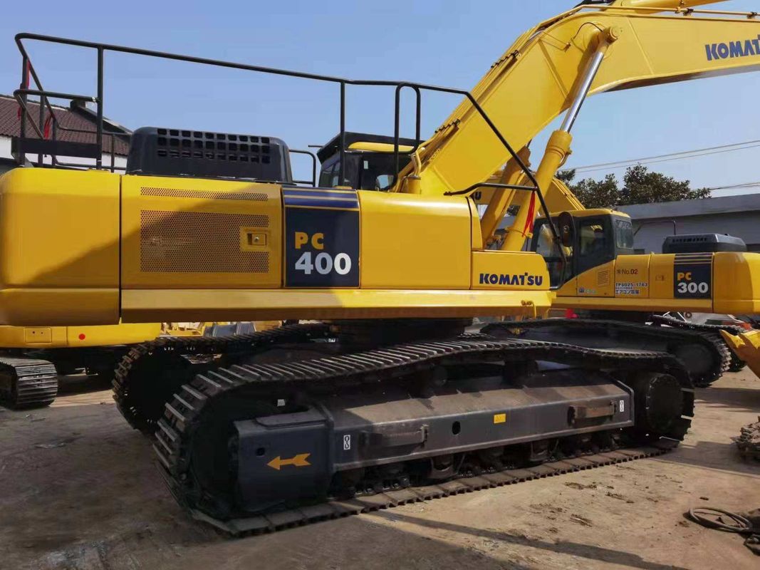 Horário de trabalho reduzido Excavadora Komatsu PC400-7 de segunda mão com suporte técnico de vídeo