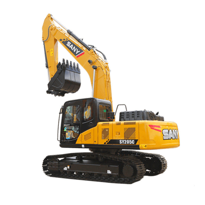 SANY SY205C Excavadora usada 20,5 toneladas Máquinas de construção 1,1m3 Capacidade de balde