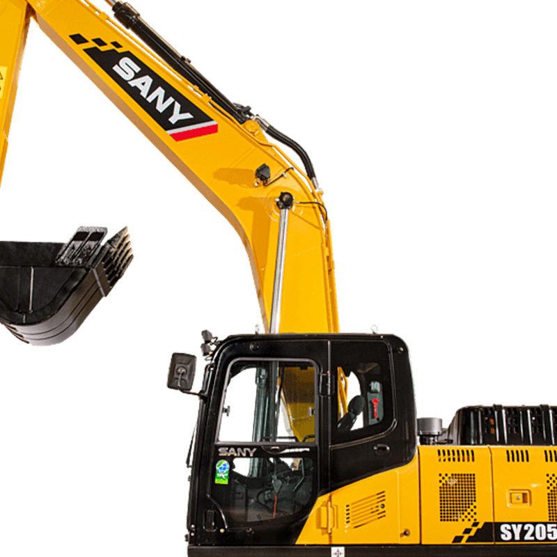 SANY SY205C Excavadora usada 20,5 toneladas Máquinas de construção 1,1m3 Capacidade de balde