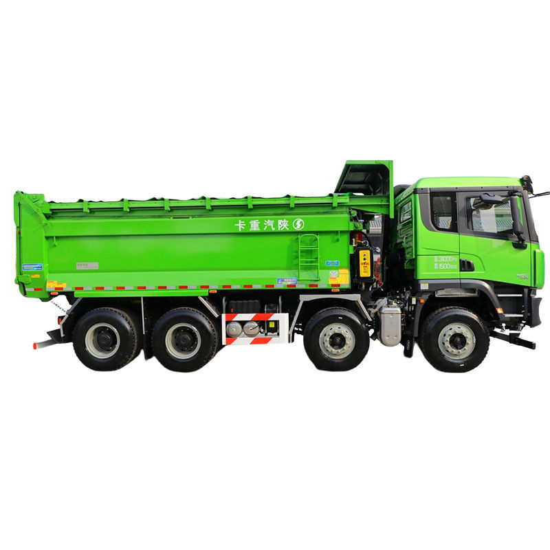 Euro 2 Padrão de emissões 10 Forward Shift Shacman Dump Truck 8X4 12 Wheeler 30 toneladas