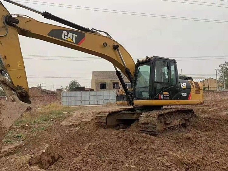 Kawasaki cilindro hidráulico usado Cat 320D Crawler Excavator com 1.1m3 Capacidade de balde