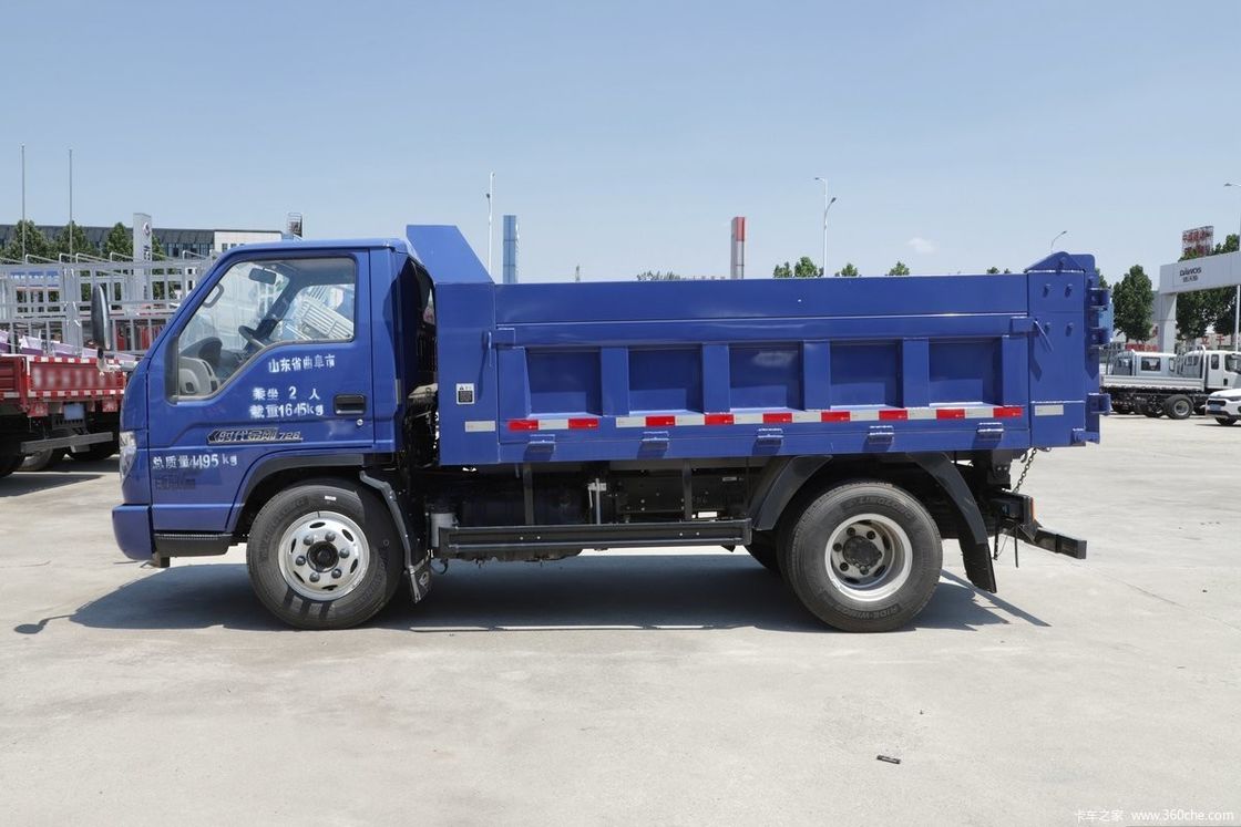 Combustível- 115 HP FOTON camião de descarga para construção LHD/RHD opção ≤ 100L capacidade do tanque de combustível