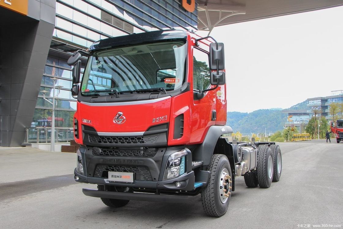 6x4 Dongfeng Dump Truck 300HP para Construção Dimensões L x W x H mm 5921*7895*2545mm