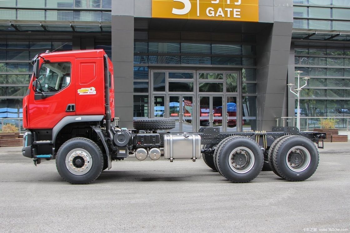 6x4 Dongfeng Dump Truck 300HP para Construção Dimensões L x W x H mm 5921*7895*2545mm