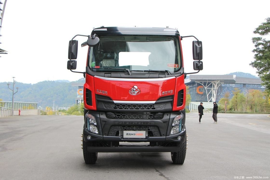 6x4 Dongfeng Dump Truck 300HP para Construção Dimensões L x W x H mm 5921*7895*2545mm